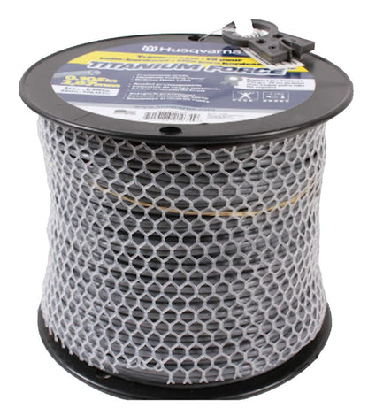 Husqvarna String Trimmer line .105-Inch 690ft Spool Titanium Force High Efficiency Long Life Faster Acceleration