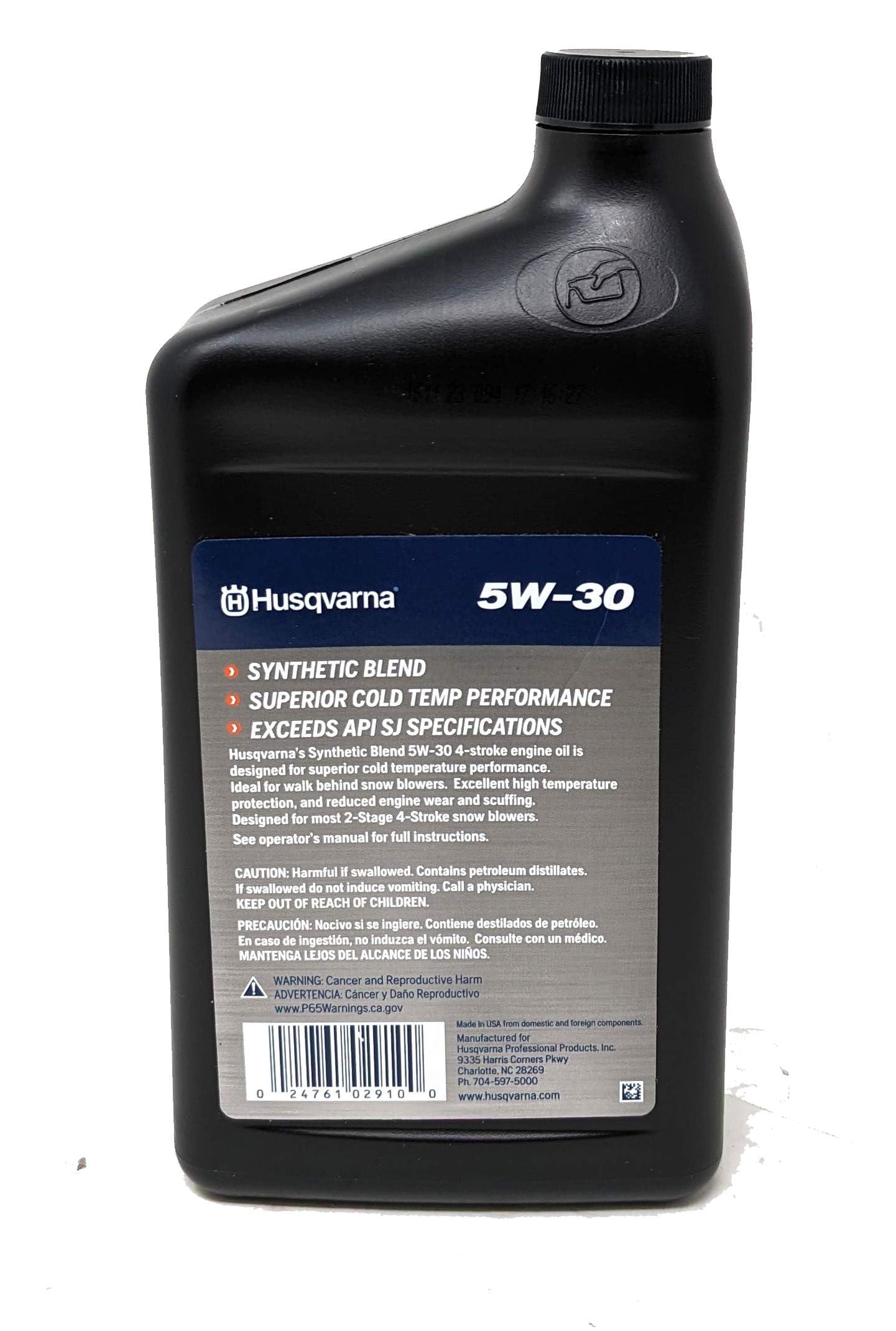 Husqvarna 32-oz 4-Cycle 5W-30 Synthetic Blend Engine Oil 593153504