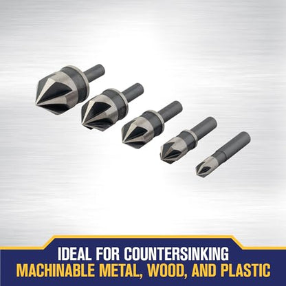 IRWIN Metal Countersink Drill Bit Set