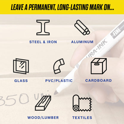 Markal Dura-Ink Permanent Ink Marker with Fine Bullet Tip