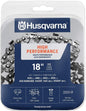 Husqvarna 531300439 18-Inch H30-72 (95VP) Pixel Saw Chain.325-Inch by .050-Inch (Black (4-Bundle))