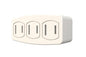 Stanley 30326 Polarized 3-Outlet Wall Adapter, White