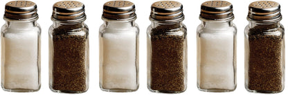 Circleware Yorkshire Salt and Pepper Shakers, 2-Piece Set, Home and Kitchen Utensils, 2.85 oz, Plain (3 Pack)