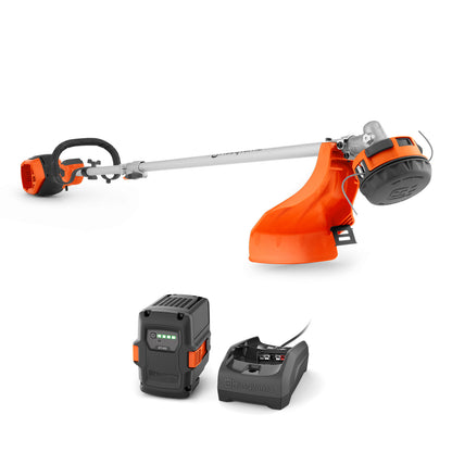 Husqvarna 330iKL 18 inch Dual Direction Straight shaft 40V Battery Powered Cordless Attachment Capable Combi Switch and String Trimmer Attachment with, 4 Ah Battery and Charger Included