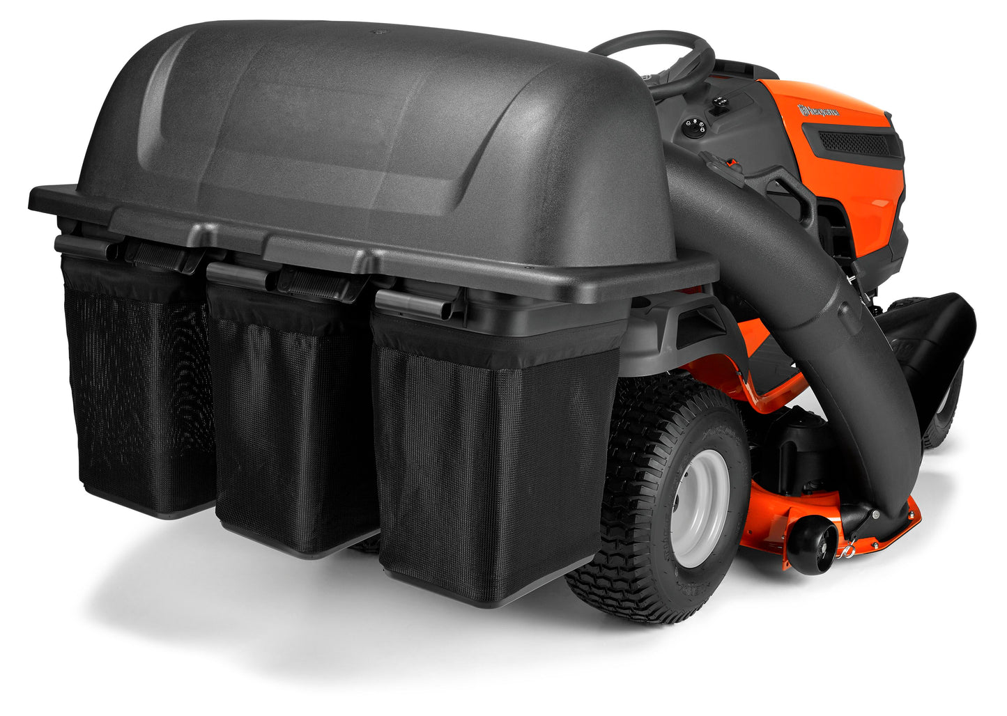 Husqvarna Triple Lawn Mower Bagger for 48-Inch GT Frame Riding Mowers