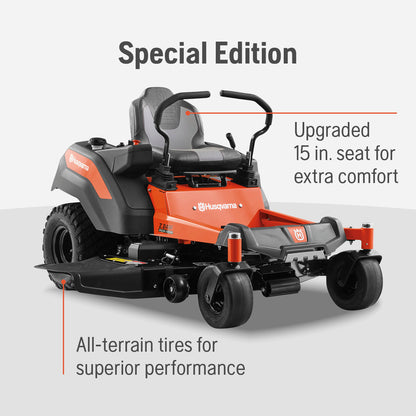 Husqvarna Z248F Special Edition 48 Inch, 21.5-HP Kawasaki Engine, Hydrostatic Transmission, Zero Turn Lawn Mower