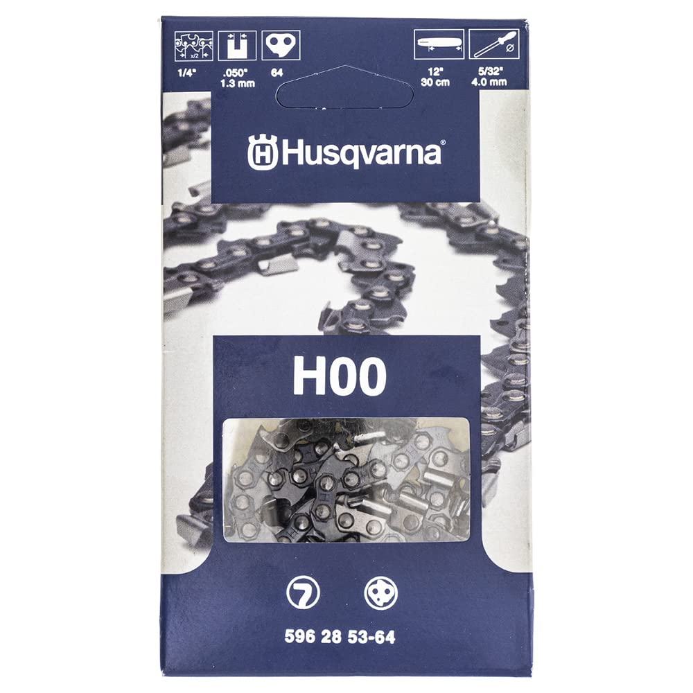 Husqvarna 596285364 Polesaw Chain H00 1/4" .050 64 DL Replaces 503305454
