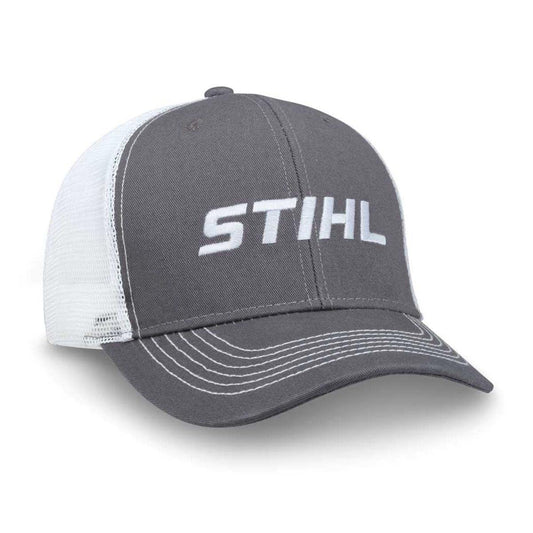 Stihl Grey and White Mesh Back Cap