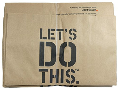 Home Depot Heavy Duty Brown Paper 30 Gallon Lawn and Refuse Bags for Home and Garden (70 Lawn Bags)