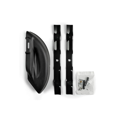 Husqvarna 46-Inch Mulch Kit for Lawn Tractor or Zero-Turn Mower, Mulch Plate Attachment with Two Lawn Mower Blades and Mounting Hardware, Black
