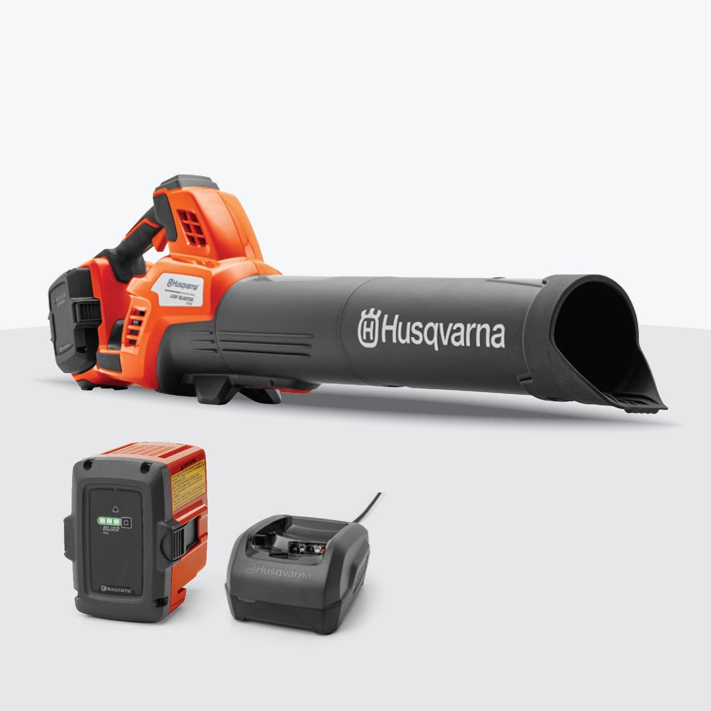 Husqvarna 230iB Battery Powered Cordless Leaf Blower, 136-MPH 650-CFM Electric Leaf Blower with Brushless Motor and Quiet Operation, 40V Lithium-Ion Battery and Charger Included