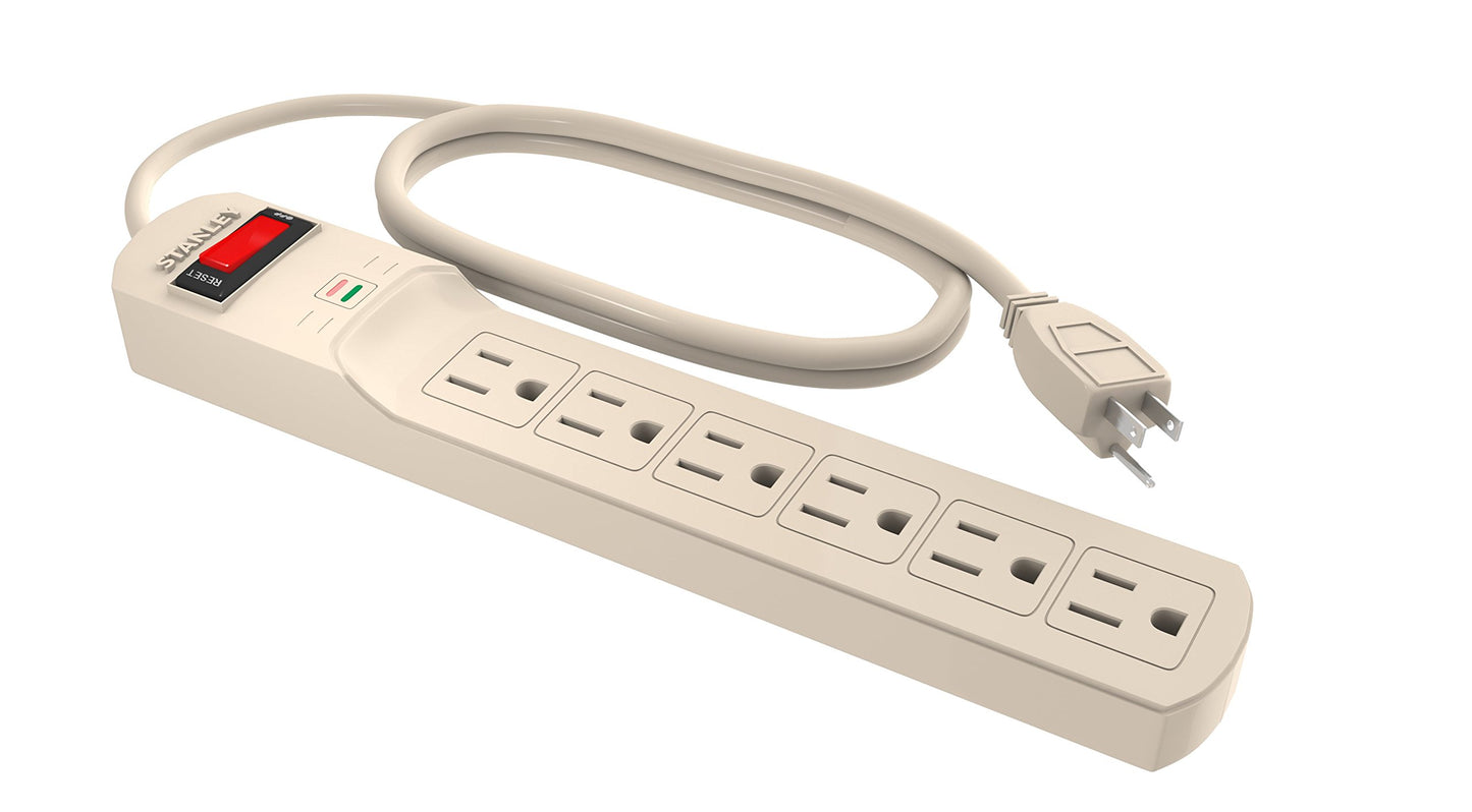 Stanley 33215 Surge Protector, Beige