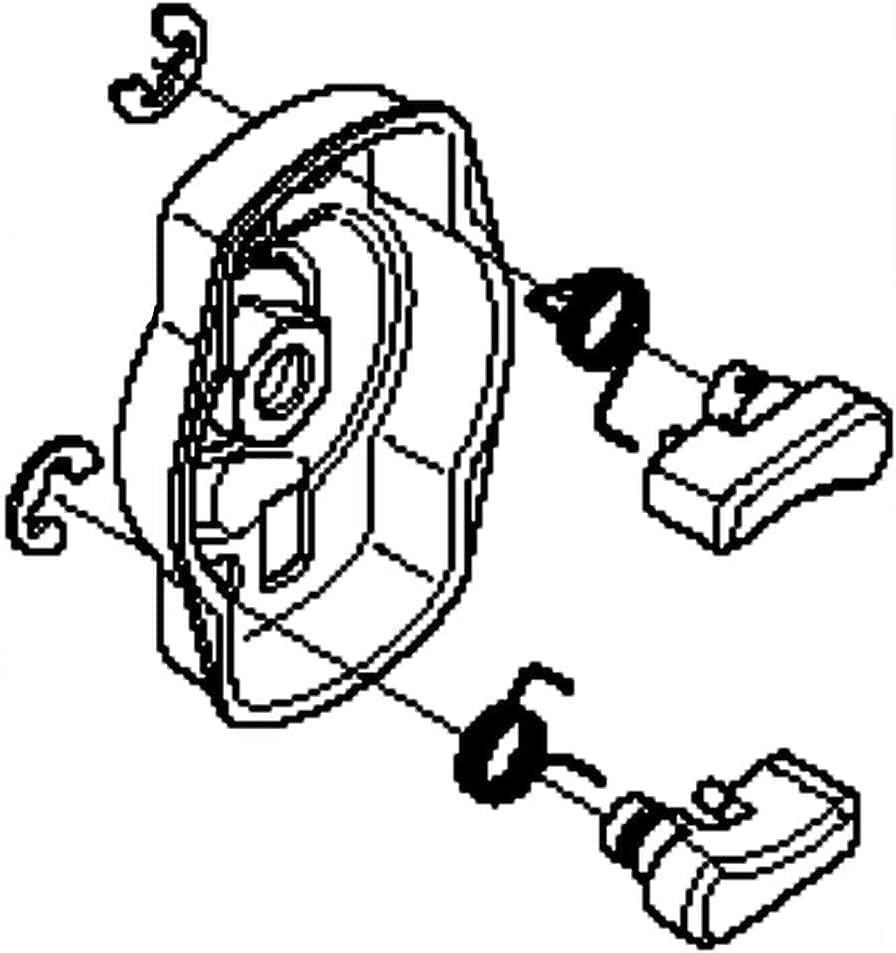 Husqvarna 503873305 Line Trimmer Recoil Starter Pawl (Replaces 503873302, 5038733-05, 525845601) Genuine Original Equipment Manufacturer (OEM) Part