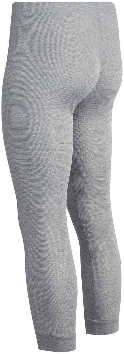 Fourcast Big Men's Thermal Pajama Set - Plus Sized Base Layer Long Sleeve Waffle T-Shirt and Long John Pants, Ash, Size 2XL