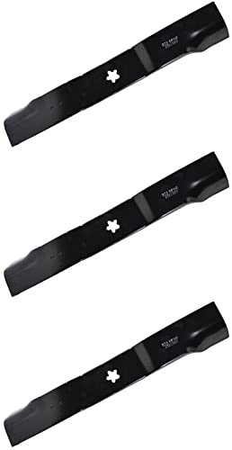 Husqvarna 3 Pack Genuine 582062502 Hi-Lift Blade Fits Z454 MZ54 RZT54X Z54XF