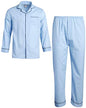 Ten West Apparel Men’s Pajamas Set - Long Sleeve Button Down Sleep Shirt and Pajama Bottoms Sleepwear Set