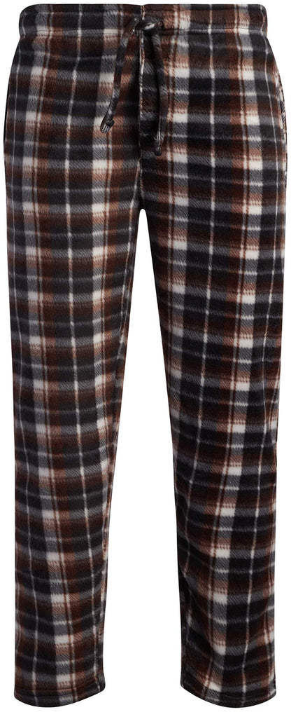 Ten West Apparel Men’s Pajama Bottoms – 3 Pack Flannel Fleece Sleep and Lounge Pants (M-XXL)