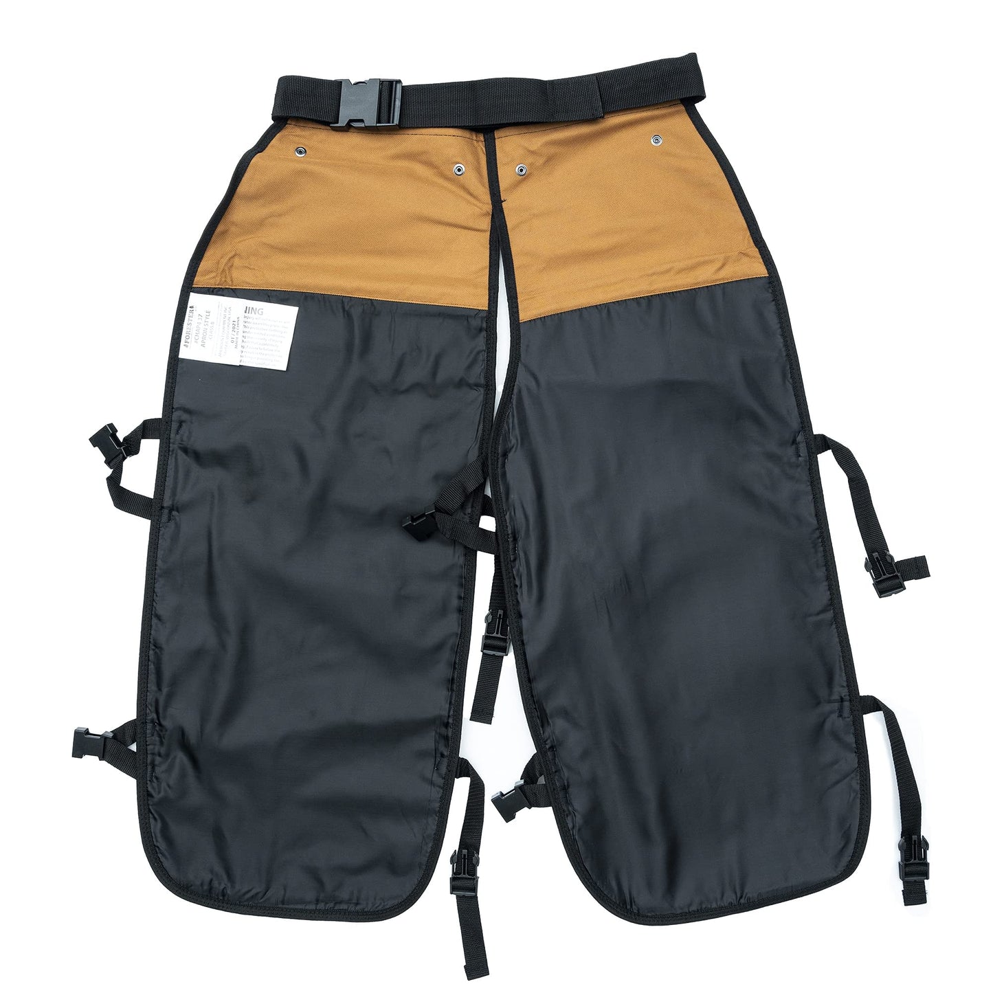 FORESTER Chainsaw Chaps for Men - Adjustable Belt - Chain Saw Chaps for Men, Apron Style W/Pocket, Chainsaw Safety Equipment