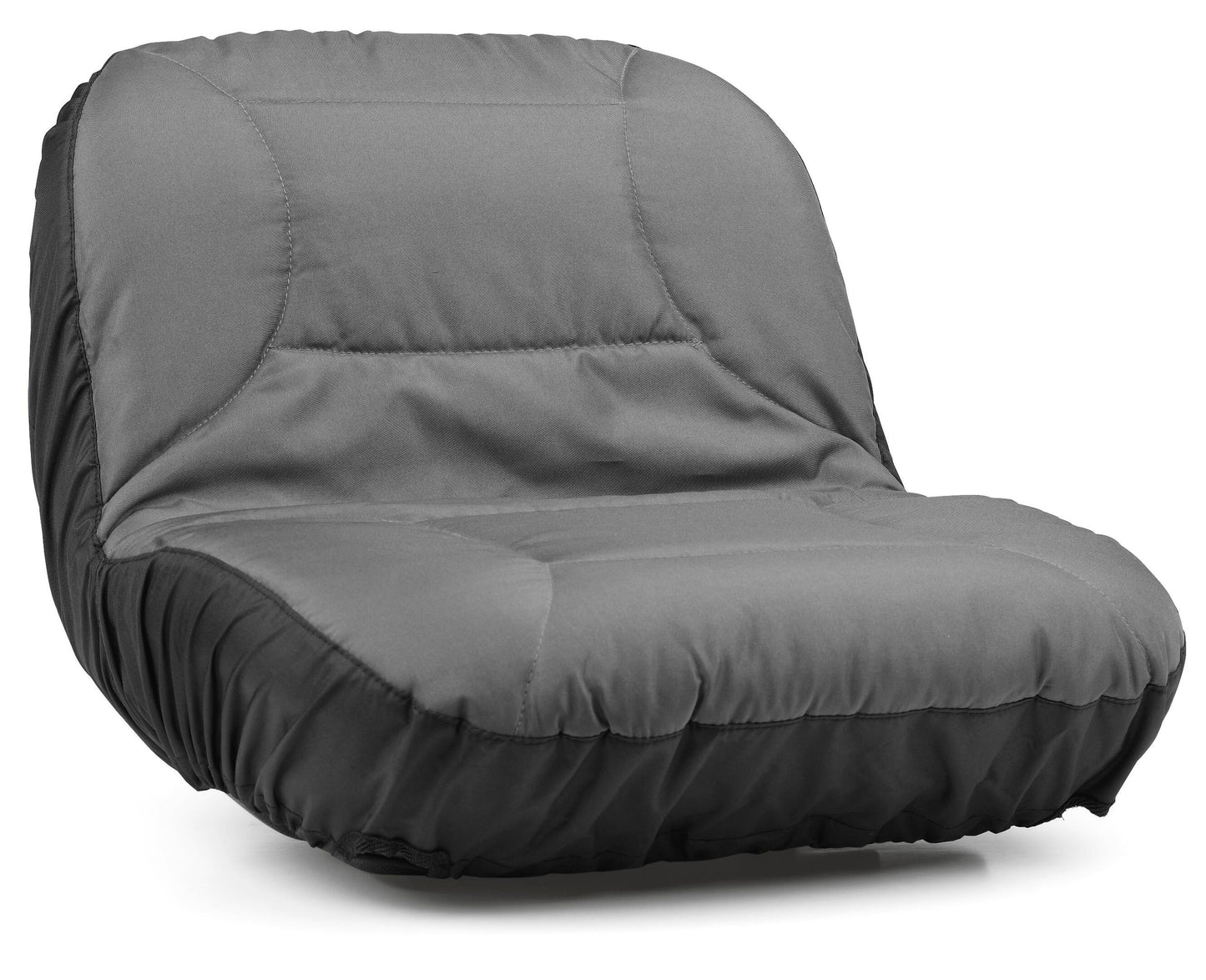 Husqvarna Lawn Tractor Seat Cover, Fits Up To 15 Inch High Seats, Durable, Water-Resistant Riding Lawn Mower Accessories, Orange/Grey