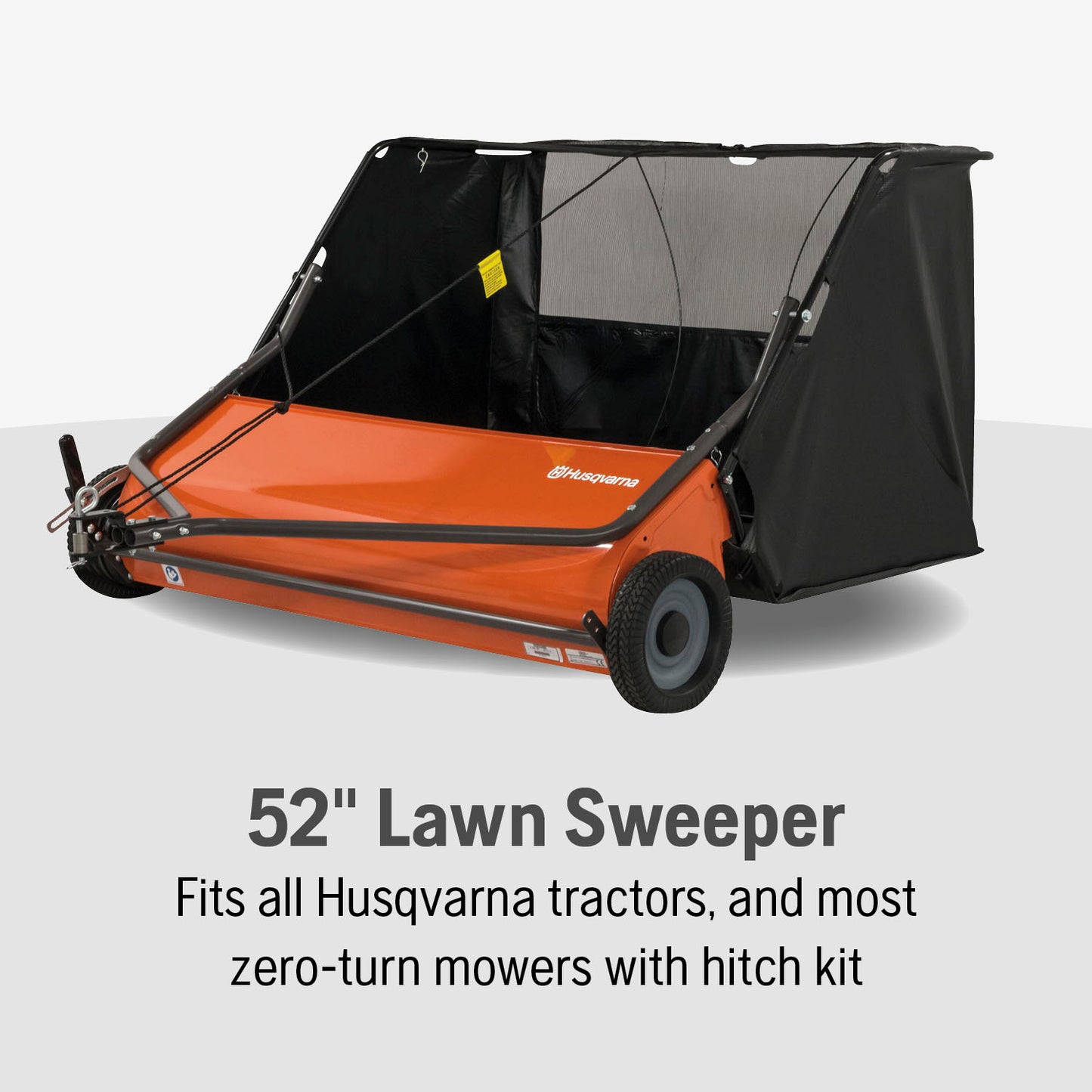 Husqvarna 52-inch Lawn Sweeper, 26 Cu. Ft. Riding Mower Attachments