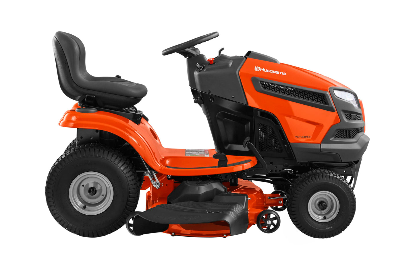 Husqvarna YTH24V54 46 Inch, 24-HP Briggs and Stratton EXi V-Twin Engine, Hydrostatic Transmission, Riding Lawn Mower