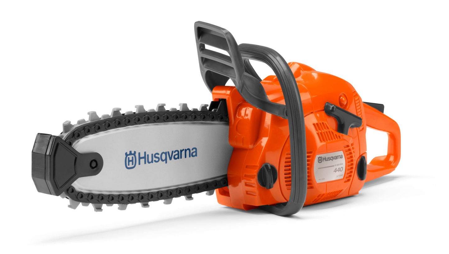 Husqvarna 522771104 Kids Plastic Toy Chainsaw, Orange