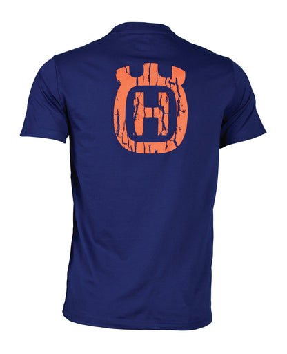 Husqvarna Short Sleeve Unisex T-Shirt, Blue, X-Large