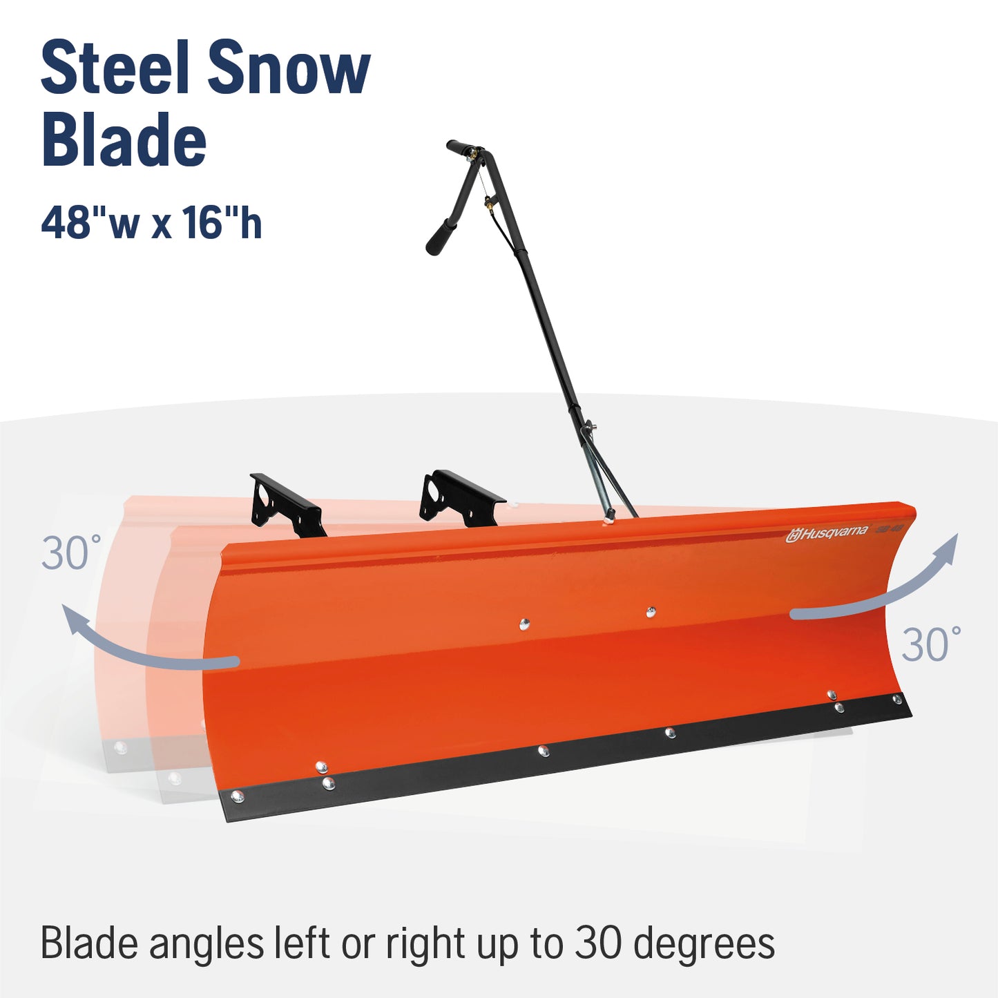 Husqvarna 48-Inch Snow Blade for Lawn Tractor, Snow Attachments for Riding Mowers