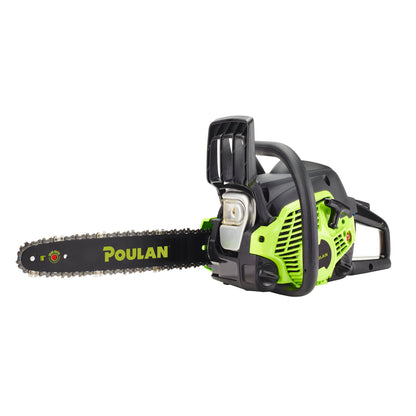 Poulan PL3816 38-cc 16 inch Gas Chainsaw, 0.050" Gauge and 3/8" mini Pitch