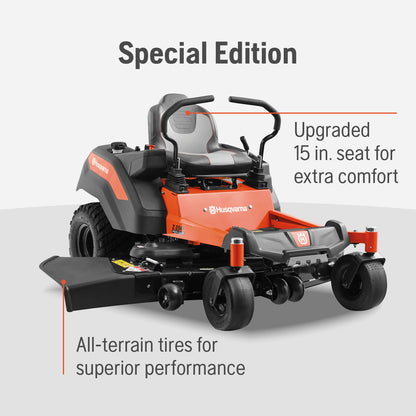 Husqvarna Z254F Special Edition 54 Inch, 23-HP Kawasaki V-Twin Engine, Dual Hydrostatic Transmission, Zero Turn Lawn Mower