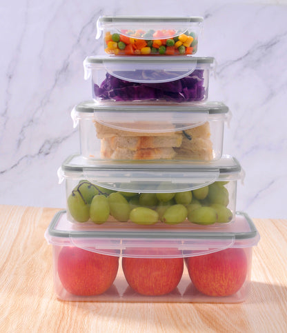 MTR 44 PC Value Pack Storage Containers BPA Free Kitchen Stackable Storage Pantry Organization Dishwasher Safe Microwave Safe Freezer Safe Airtight Silicone Containers Leakproof & Reusable