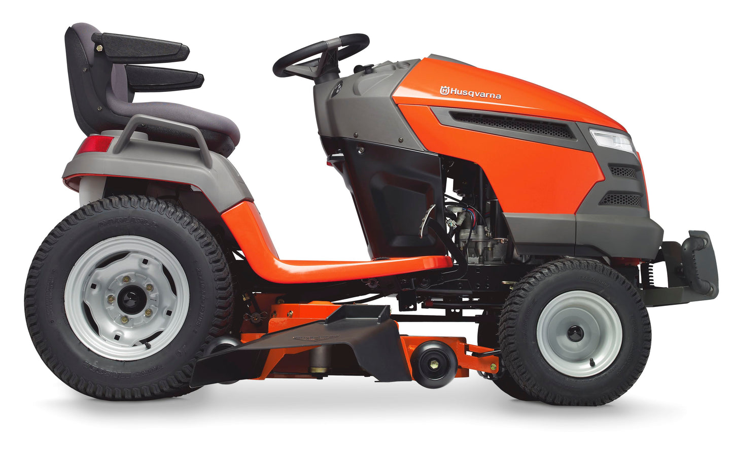 Husqvarna YTH185 42-CARB 42 Inch, 18.5-HP Briggs and Stratton EXi V-Twin Engine, Hydrostatic Transmission, Riding Lawn Mower