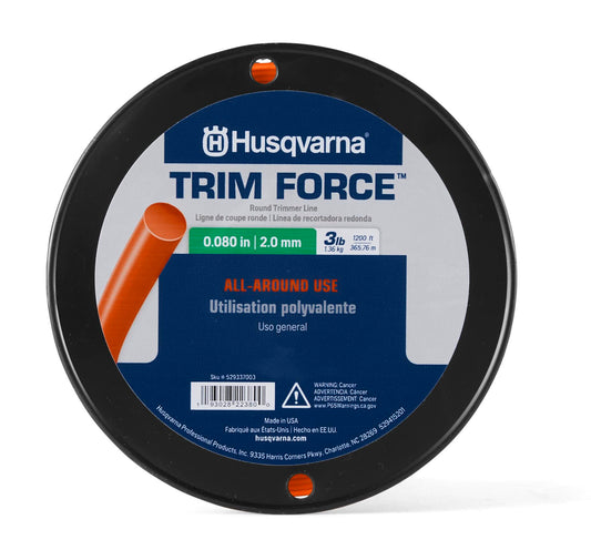 Husqvarna 529337003 .080" x 1200' TrimForce Round Trimmer line, Orange