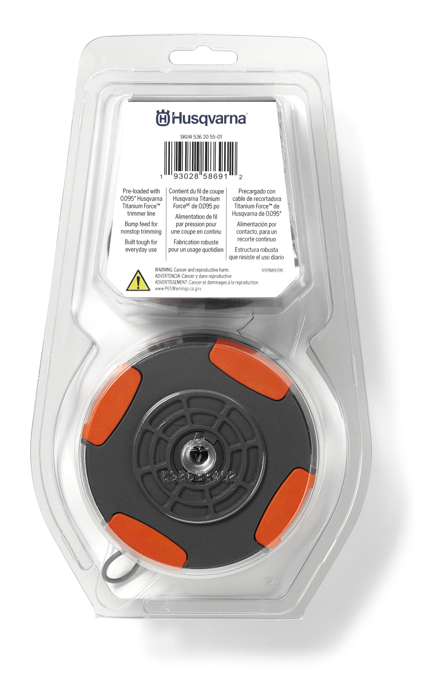 Husqvarna Rapid Replace String Trimmer Head for Most Straight and Curved Shaft Trimmers