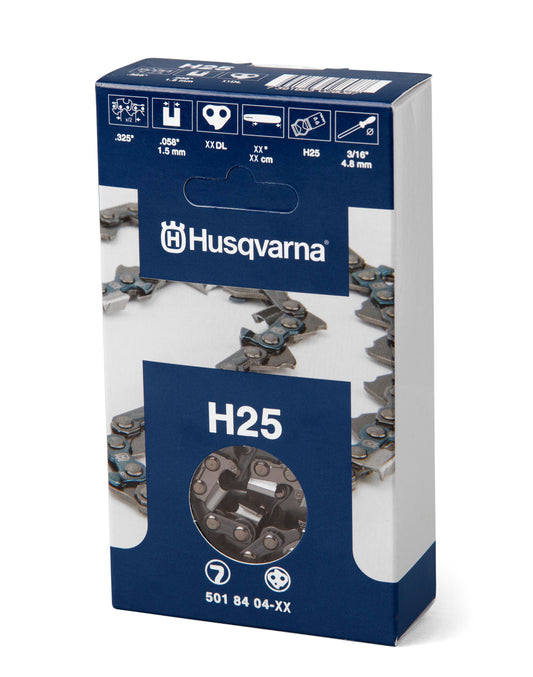 Husqvarna H25 16 inch Chainsaw Chain, .325 Pitch, .058 Gauge