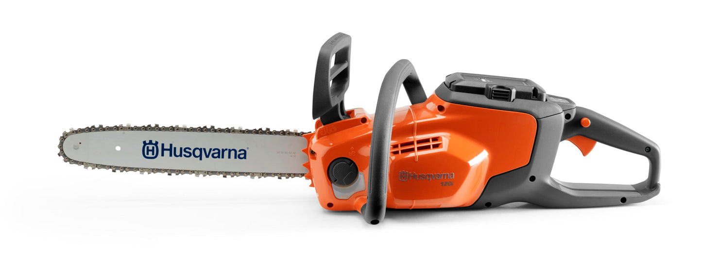 Husqvarna 120i 14 Inch 40V Battery Powered Cordless Chainsaw, Battery and Charger Not Included