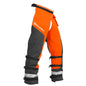 Husqvarna 587160704 Technical Apron Wrap Chainsaw Chaps 36- to 38-Inch, Chainsaw Safety Equipment with 5 Layers, Adjustable Belt and Gear Pocket, Orange