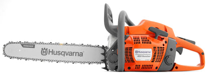 Husqvarna 455 Rancher Gas Chainsaw, 55-cc 3.5-HP, 2-Cycle X-Torq Engine, 20 Inch Chainsaw with Automatic Oiler, For Wood Cutting, Tree Trimming and Land Clearing