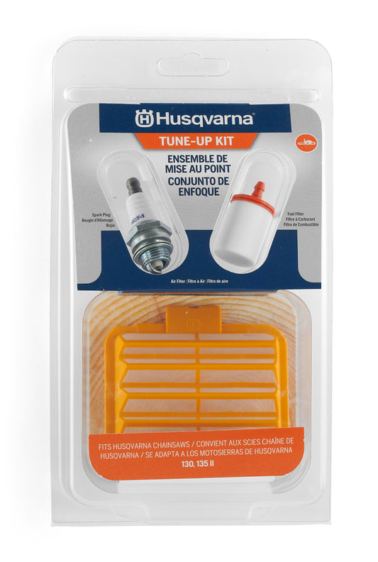 Husqvarna 599334201 130 Chainsaw Maintenance Kit, Easy-to-Install Chainsaw Parts Tune Up Kit